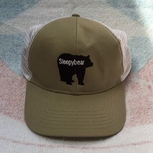 Sleepybear SnapBack hat mesh back cap NWOT